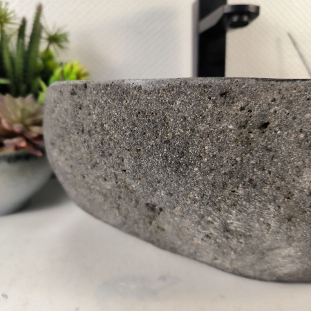 Каменная раковина из речного камня RS-05289 (38*29*15) 0860 из натурального камня