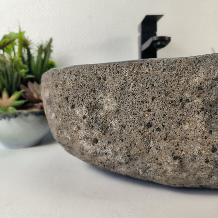 Каменная раковина из речного камня RS-05312 (42*37*15) 0861 из натурального камня