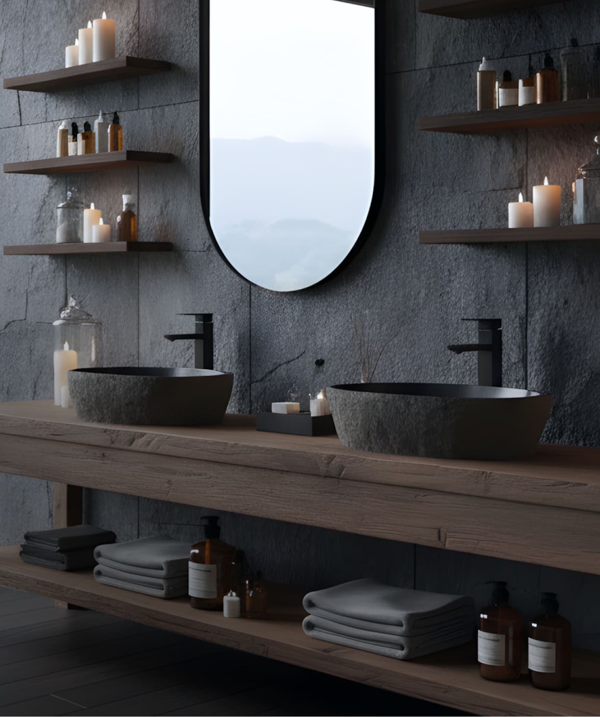 Раковины из речного камня