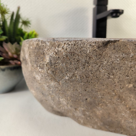 Каменная раковина из речного камня RS-05232 (52*40*15) 0862 из натурального камня