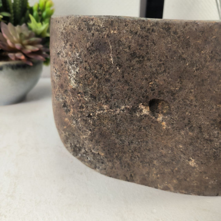 Каменная раковина из речного камня RS-05121 (44*39*15) 0856 из натурального камня