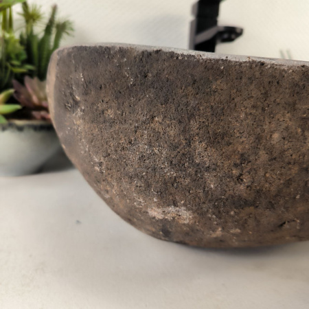 Каменная раковина из речного камня RS-05080 (47*42*15) 0861 из натурального камня
