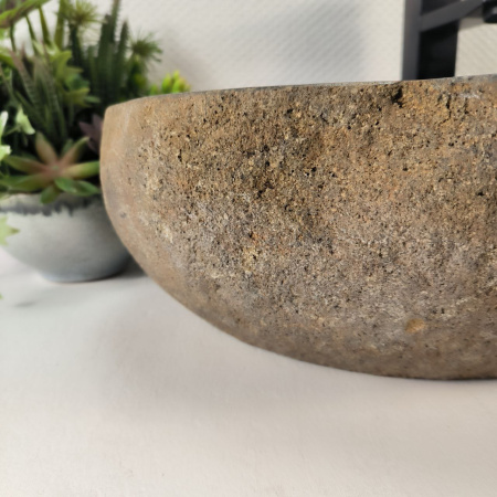 Каменная раковина из речного камня RS-05243 (62*37*15) 0857 из натурального камня