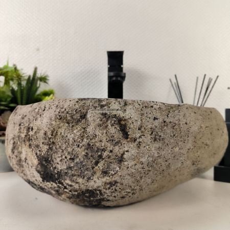 Каменная раковина из речного камня RS-05072 (40*33*16) 0861 из натурального камня