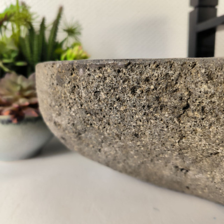 Каменная раковина из речного камня RS-05212 (55*38*15) 0857 из натурального камня