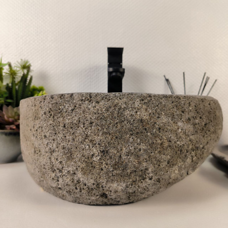 Каменная раковина из речного камня RS-04881 (40*35*16) 0860 из натурального камня