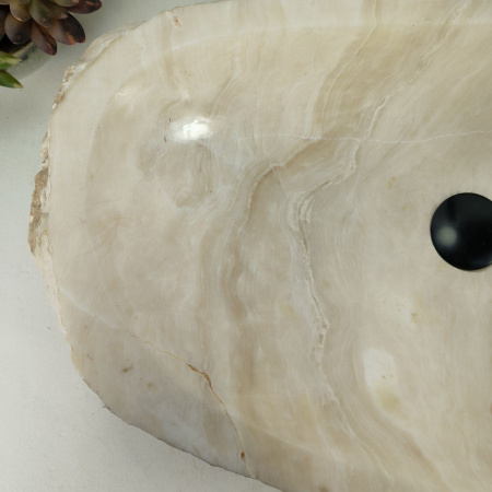 Каменная раковина из оникса Erozy White EO-04464 (67*40*15) 0170 из натурального камня