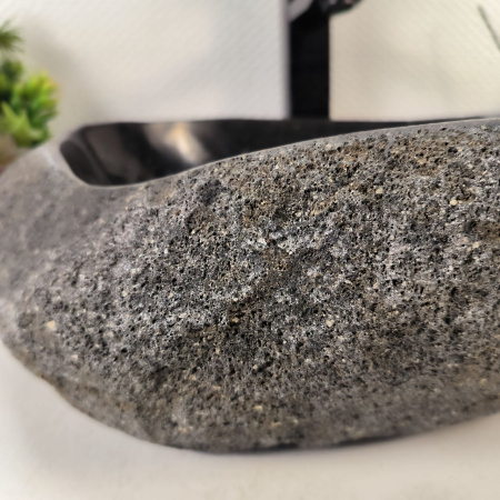 Каменная раковина из речного камня RS-05277 (47*37*14) 0861 из натурального камня