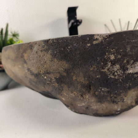 Каменная раковина из речного камня RS-05257 (48*44*15) 0861 из натурального камня