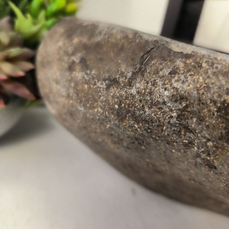 Каменная раковина из речного камня RS-05073 (40*36*15) 0861 из натурального камня