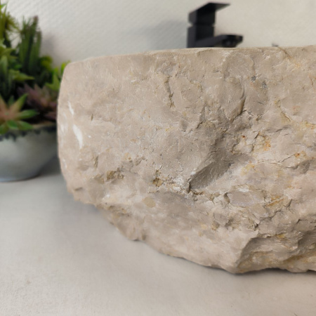 Каменная раковина из мрамора Erozy Cream EM-05329 (53*46*17) 0877 из натурального камня 