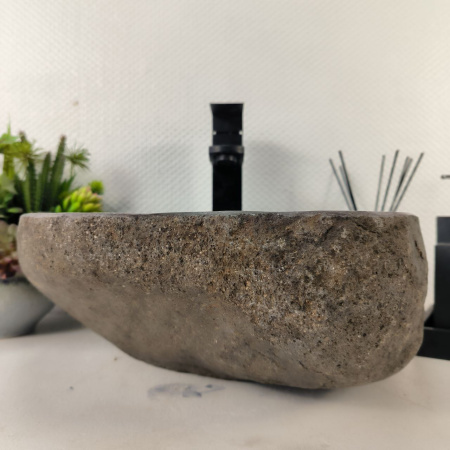 Каменная раковина из речного камня RS-05073 (40*36*15) 0861 из натурального камня