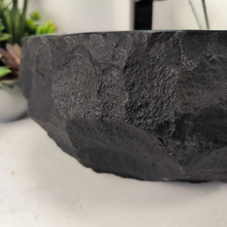 Каменная раковина из андезита Erozy Black EA-05019 (41*36*16) 0037 из натурального камня