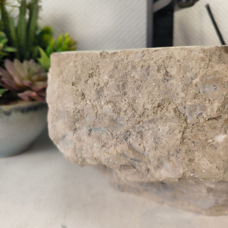 Каменная раковина из мрамора Erozy Cream EM-05325 (36*30*15) 0868 из натурального камня 