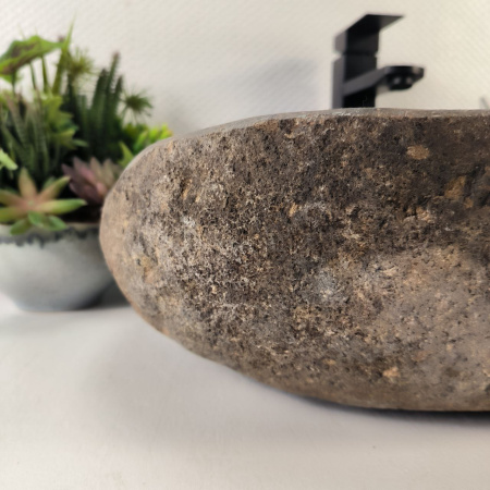 Каменная раковина из речного камня RS-05254 (55*37*15) 0862 из натурального камня