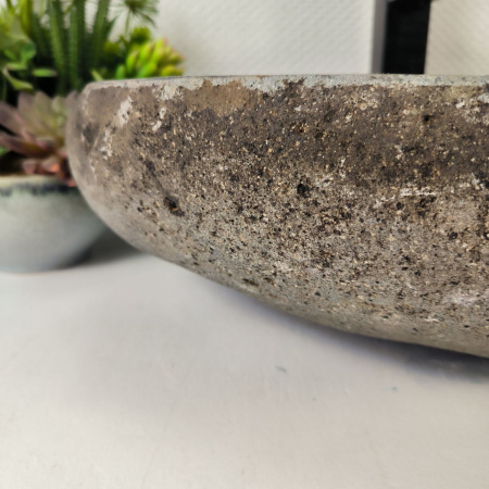 Каменная раковина из речного камня RS-05208 (52*32*15) 0856 из натурального камня