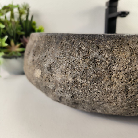 Каменная раковина из речного камня RS-04925 (70*51*15) 0858 из натурального камня